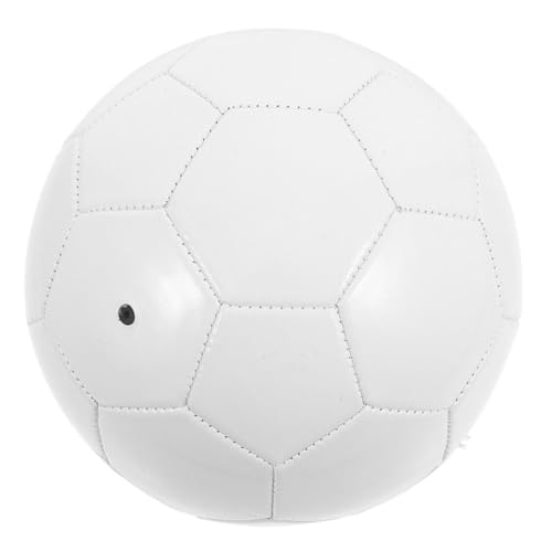 Kisangel Weißer DIY Fußball zum Bemalen Elastischer PVC Ball für Vielseitig Nutzbar für Indoor und Outdoor Robustes Bastelset für Kreative Fußballmalerei für Trainings und Kisangel Weißer DIY Fußball zum Bemalen Elastischer PVC Ball für Vielseitig Nutzbar für Indoor und Outdoor Robustes Bastelset für Kreative Fußballmalerei für Trainings und von Kisangel