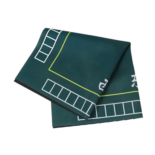 Kisangel rutschfeste Mahjong tischdecke Quadratisch Geräuschreduzierende Spielmatte aus Polyester für Brettspiele Domino und Poker Vielseitige Tischabdeckung für Spieltische Kisangel rutschfeste Mahjong tischdecke Quadratisch Geräuschreduzierende Spielmatte aus Polyester für Brettspiele Domino und Poker Vielseitige Tischabdeckung für Spieltische von Kisangel