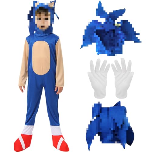 Karneval Jumpsuit Kinder, Karneval Kostüm Schlafoverall Kinder, Overall Cosplay Kostüm Spiel Verkleidung Jungen Mädchen Overall Faschingskostüme von Kitimi