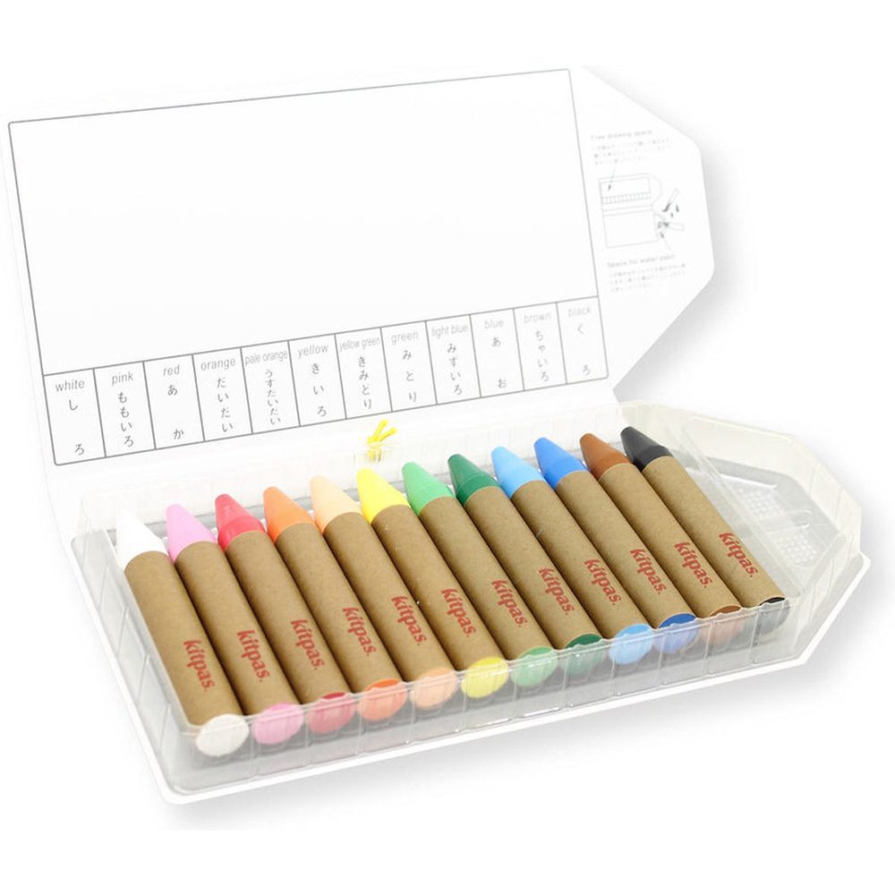 Kitpas Large Crayons 12 Pieces von Kitpas