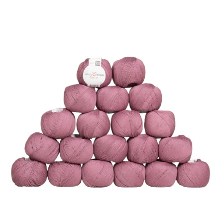 Infinity Hearts Rose 8/4 Garn Unicolor 78 Dunkel Altrosa - 20 Stk. Infinity Hearts Rose 8/4 Garn Unicolor 78 Dunkel Altrosa - 20 Stk. von Kits