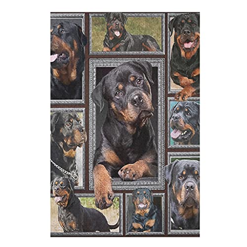 Schwarzer Hund 3D Rottweiler Puzzle 500 Und 1000 Teile Papier Puzzle Decompressed Puzzle Spiel Artwork Pädagogisches intellektuelles Dekomprimieren White 1000pieces von KittyliNO5