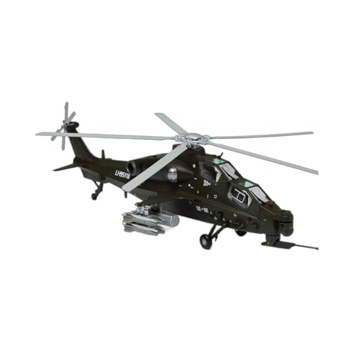 KituT 1:38 Bewaffneter Hubschrauber 10, 39 cm großes Hubschraubermodell, simuliertes bewaffnetes Bomber-Legierungshubschrauber-Modellspielzeug, Militärgeschenk für Männer von KituT