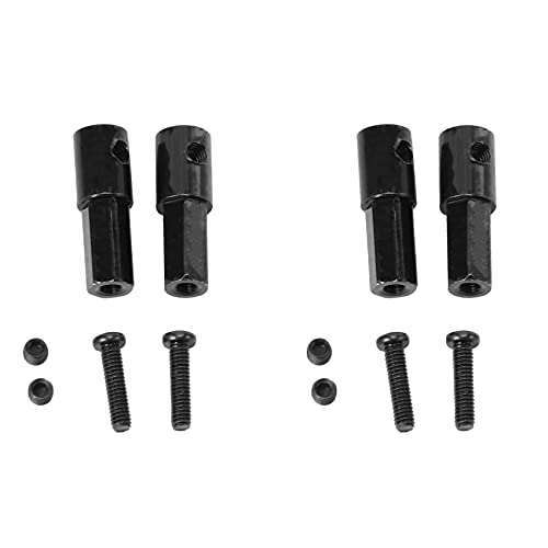 Kiudduy 4 StüCke Adapter ZubehöR für Achs Wellen Aus Metall für D12 C14 C24 C34 B24 B36 MN D90 D91 MN99S RC Auto Teile von Kiudduy