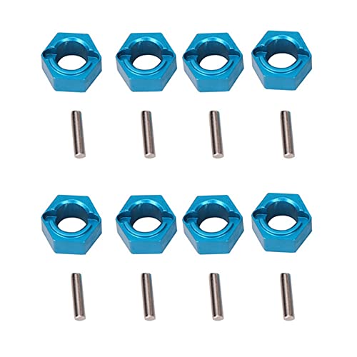 Kiudduy 8X A949-11 Aluminium Sechskant Rad Hex Seat Mount Hub Pins 7mm Upgrade Teile für 1/18 A949 A959 A969 A979 K929 von Kiudduy