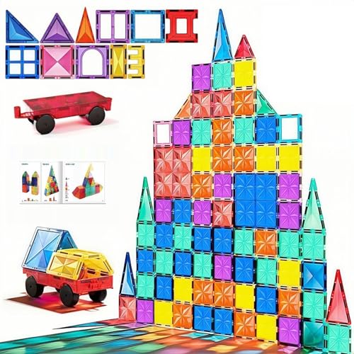 Magnetbausteine,Magnetische Fliesen,Magnete Kinder Stärker,Magnetische Bausteine,Magnet Spielzeug für Geschenk,Lernen Sensorische Montessori Spielzeug für 3+Jahre alte Jungen und Mädchen Magnetbausteine,Magnetische Fliesen,Magnete Kinder Stärker,Magnetische Bausteine,Magnet Spielzeug für Geschenk,Lernen Sensorische Montessori Spielzeug für 3+Jahre alte Jungen und Mädchen von Kiuiom