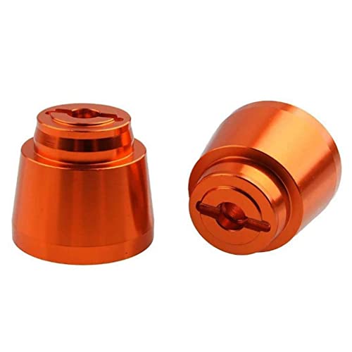 Kivvlbzeq RC Auto Sechskant Nabe Adapter Wide für Modelle im MaßStab 1:10 Fern Bedienung Auto Crawler AXIAL SCX10 Rock Racer 90026 Orange von Kivvlbzeq