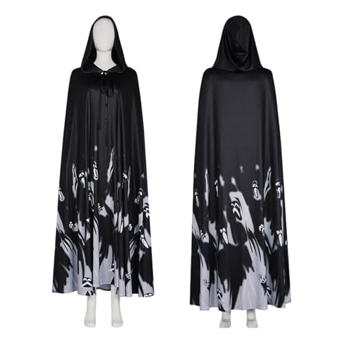 Kixolazr Damen-Cosplay-Kostüm, lange Damen-Cosplay-Kleider, Halloween Dress Up Frauen Hexenkleid Cosplay, Hautfreundliches Hexenkostüm, Kleid, Outfit, Horror-Rollenspielkostüm von Kixolazr