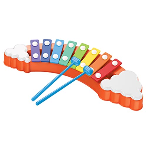 Kixolazr Xylophon für Kinder - Hölzernes Xylophon-Vorschulmusikinstrument | Regenbogen Bunte pädagogische Xylophon Instrument Spielzeug für Kindertag Weihnachten von Kixolazr