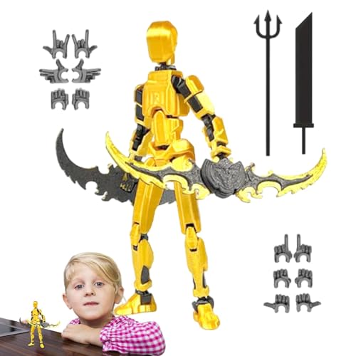 T 13 Action-Abbildung, 13 Action-Figuren, Mehrgelengte bewegliche Roboter-Figuren, gedruckte Aktionsfiguren, 13 Actionfiguren Aktivitätsroboter von Kixolazr