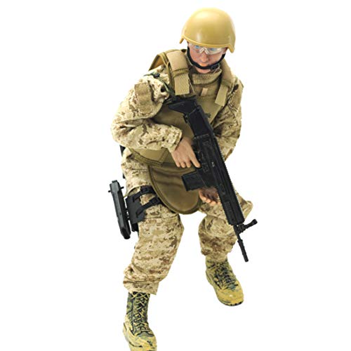 Kiyoyo Soldat Modell, 1/6 Militär Action Figure Soldat, JOYTOY Navy Seal Figuren Model Beweglich, Armee Soldaten Figuren Set mit Soldaten Spielzeug Figuren von Kiyoyo