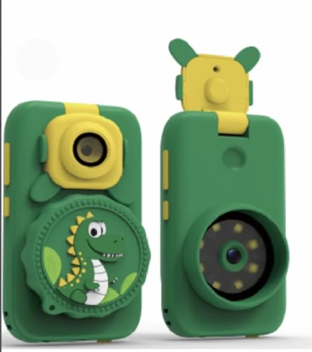 Spielzeug Handy, Dinosaurier Kinder-Mikroskop Handy für 3 4 5 6 7 8+ Jahre alt Jungen und Mädchen multifunktionale Lernspielzeug mit Touchscreen, Flip-Kamera, 32GB Karte, Kinder Smartphone Spielzeug Handy, Dinosaurier Kinder-Mikroskop Handy für 3 4 5 6 7 8+ Jahre alt Jungen und Mädchen multifunktionale Lernspielzeug mit Touchscreen, Flip-Kamera, 32GB Karte, Kinder Smartphone von Kizmyee