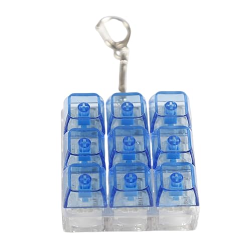 9-Tasten-Tastatur-Klick-Spielzeug, Schlüsselanhänger, mechanische Schalter, Tester für Training und Reisebegleiter 9-Tasten-Tastatur-Klick-Spielzeug, Schlüsselanhänger, mechanische Schalter, Tester für Training und Reisebegleiter von Klaisy