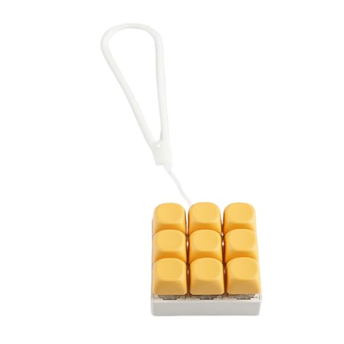 9-Tasten-Tastatur-Klick-Spielzeug, Schlüsselanhänger, mechanische Schalter, Tester für Training und Reisebegleiter 9-Tasten-Tastatur-Klick-Spielzeug, Schlüsselanhänger, mechanische Schalter, Tester für Training und Reisebegleiter von Klaisy