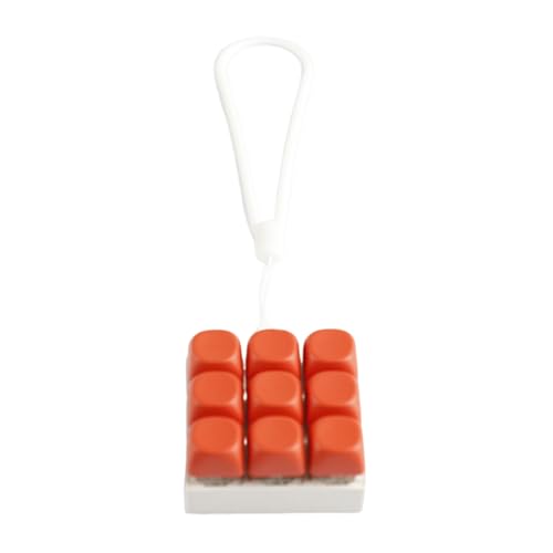 9-Tasten-Tastatur-Klick-Spielzeug, Schlüsselanhänger, mechanische Schalter, Tester für Training und Reisebegleiter 9-Tasten-Tastatur-Klick-Spielzeug, Schlüsselanhänger, mechanische Schalter, Tester für Training und Reisebegleiter von Klaisy