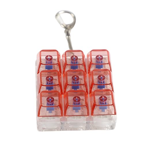9-Tasten-Tastatur-Klick-Spielzeug, Schlüsselanhänger, mechanische Schalter, Tester für Training und Reisebegleiter 9-Tasten-Tastatur-Klick-Spielzeug, Schlüsselanhänger, mechanische Schalter, Tester für Training und Reisebegleiter von Klaisy