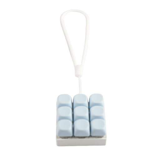 9-Tasten-Tastatur-Klick-Spielzeug, Schlüsselanhänger, mechanische Schalter, Tester für Training und Reisebegleiter 9-Tasten-Tastatur-Klick-Spielzeug, Schlüsselanhänger, mechanische Schalter, Tester für Training und Reisebegleiter von Klaisy