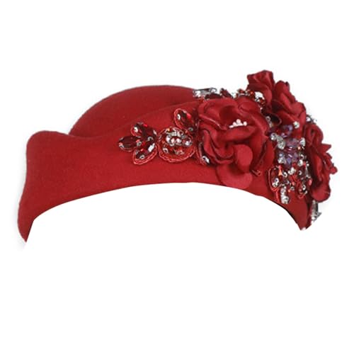 Klaisy 1. Britisch inspirierter bestickter Hut, verstellbar, Unisex-Design, Schmuckstein-Details, leicht, 11 Farben, bestickt für Damen Klaisy 1. Britisch inspirierter bestickter Hut, verstellbar, Unisex-Design, Schmuckstein-Details, leicht, 11 Farben, bestickt für Damen von Klaisy