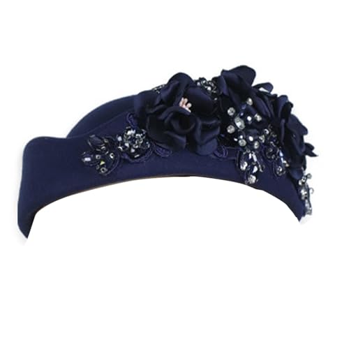 Klaisy 1. Britisch inspirierter bestickter Hut, verstellbar, Unisex-Design, Schmuckstein-Details, leicht, 11 Farben, bestickt für Damen Klaisy 1. Britisch inspirierter bestickter Hut, verstellbar, Unisex-Design, Schmuckstein-Details, leicht, 11 Farben, bestickt für Damen von Klaisy