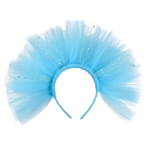 Klaisy Blaues Netz-Stirnband mit Schleife, für Kinder, Buch-Thema, Schule, Event, Halloween, Cosplay und Verkleidungen, Party-Kopfbedeckung Klaisy Blaues Netz-Stirnband mit Schleife, für Kinder, Buch-Thema, Schule, Event, Halloween, Cosplay und Verkleidungen, Party-Kopfbedeckung von Klaisy