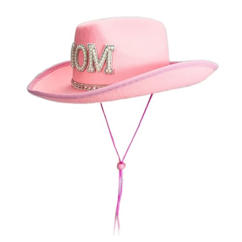 Klaisy Hut für Familien-Mottopartys, Western-Hut, Sonnenfest, mit atmungsaktivem Stoff, Fedoras für Mütter und Vatertag, Familientreffen, Partyhut Klaisy Hut für Familien-Mottopartys, Western-Hut, Sonnenfest, mit atmungsaktivem Stoff, Fedoras für Mütter und Vatertag, Familientreffen, Partyhut von Klaisy