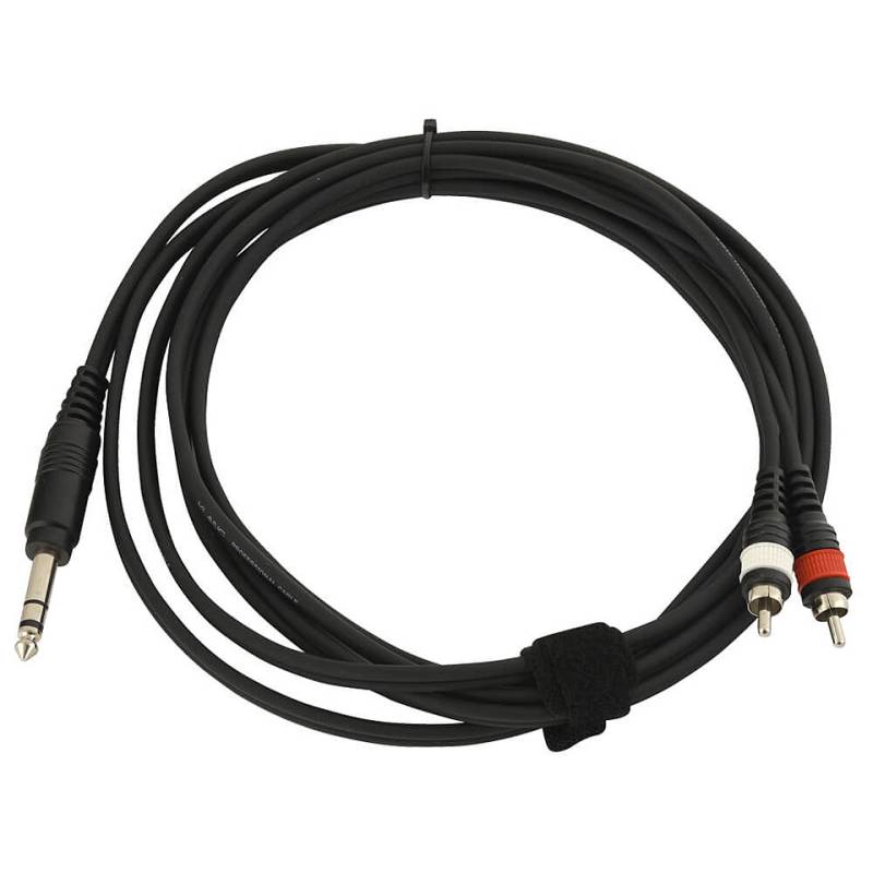 Klang Jack plug stereo - 2x Cinch 3 m Y-Kabel von Klang