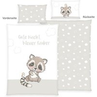 Herding 2485245063 - babybest® Bettwäsche, Kleiner Räuber, Baumwolle/Renforcé, 40x60/100x135 cm von Klaus Herding GmbH