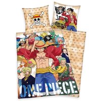 Klaus Herding - One Piece Anime Bettwäsche Renforcé 80x80cm/135x200cm von Klaus Herding GmbH