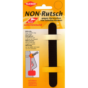 Kleiber Anti-Rutsch selbstklebender Streifen für Taschen Schwarz 14mm von Kleiber