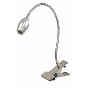 Kleiber LED Clip-Lampe 360° Flexibel Silber 38cm von Kleiber