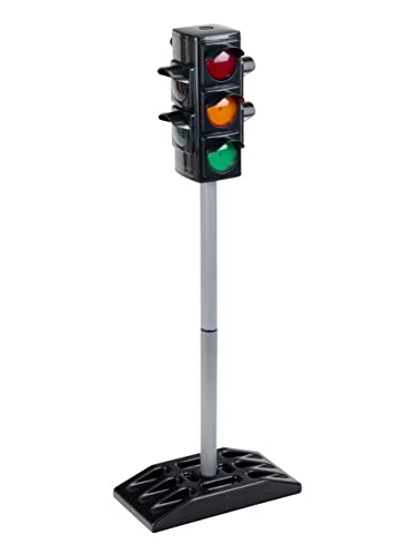 Theo Klein Ampel | Batteriebetriebene Verkehrsampel mit manuellem oder automatischem Ampelzyklus | Maße: 27 cm x 12,5 cm x 72,5 cm hoch | Spielzeug für Kinder ab 3 Jahren von Theo Klein