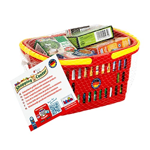 Theo Klein 7218 Einkaufskorb I gefüllt mit Deutschen Produkten für den Kaufladen I Spielzeug für Kinder ab 2 Jahren von Theo Klein