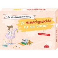 Die Kita-Jahreszeiten-Karten: 32 Mitmachgedichte für den Sommer von Klett Kita GmbH