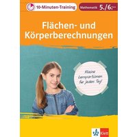 Klett 10-Minuten-Training Mathematik Flächen- und Körperberechnungen 5./6. Klasse von Klett Lerntraining bei PONS Langenscheidt GmbH