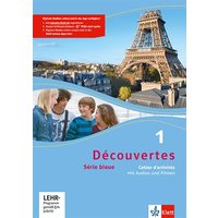 Découvertes 1. Série bleue. Cahier d'activités mit MP3-CD und Video-DVD von Klett Schulbuchverlag