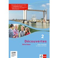 Découvertes 2. Série bleue. Cahier d'activités mit MP3-CD und Video-DVD von Klett Schulbuchverlag