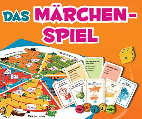 Das Märchenspiel. 132 Karten, Spielbrett, Spielfiguren und -Marken, Zahlenwürfel, Spielanleitung: Deutsch spielend Lernen von Klett