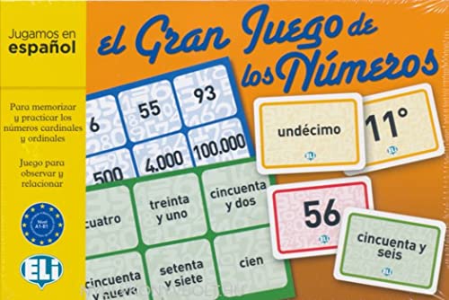 EL Gran Juego de los Números. Gamebox: Spiel mit 132 Spielkarten, 36 Bingotafeln und Spielanleitung von Klett