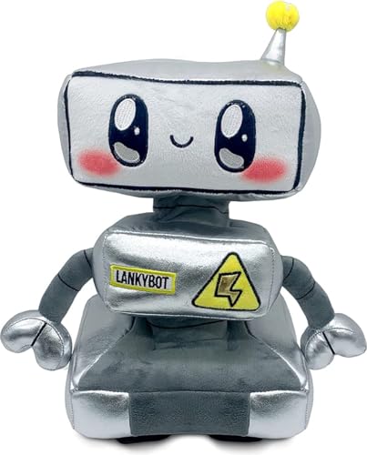 Klikkopers Lanky Plüschtiere - Weiche, Abnehmbare Kuscheltiere Anime Figur Puppe für Kinder, Niedliche Stofftiere als Geschenk, Perfekt für Fans von Lankybox & Cartoon (Lankybot) von Klikkopers