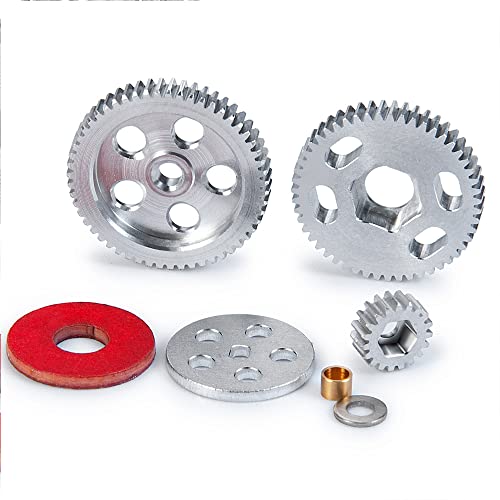 Kliplinc Metall Zahnrad Getriebe Satz 19T 51T 55T f¨¹r Axial SCX24 90081 AXI00002 1/24 RC Crawler Auto Upgrade Teile von Kliplinc