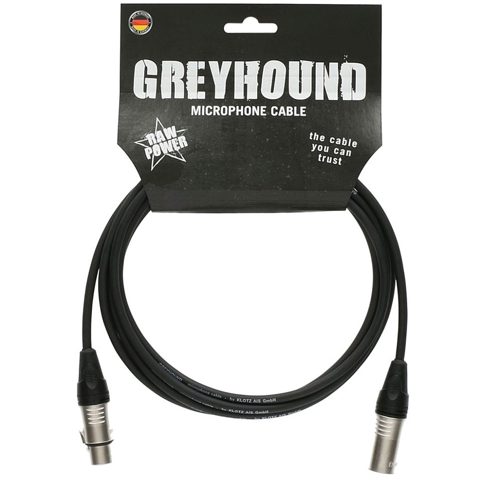 Klotz Greyhound GRG1FM03.0 Mikrofonkabel von Klotz