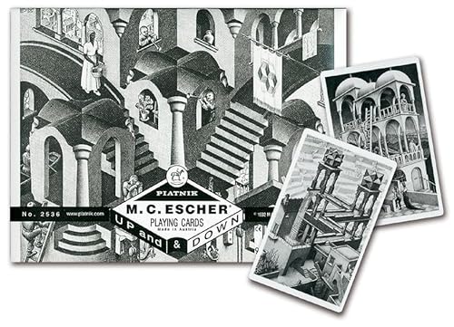 Doppelbridge: Escher, Up and Down. 2 x 55 Spielkarten. von Königsfurt-Urania