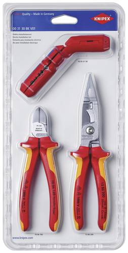 Knipex 00 31 30 BK V01 Werkzeugset 3teilig von Knipex