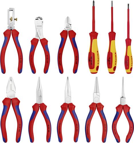 Knipex 00 19 41 Werkzeugset Elektriker in Tasche 11teilig von Knipex