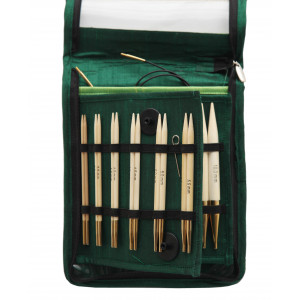 KnitPro Bamboo Austauschbare Rundstricknadel-Set Bambus 60-80-100 cm 3 von KnitPro
