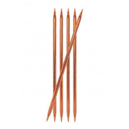 KnitPro Ginger Strumpfstricknadeln Birke 20cm 6,00mm von KnitPro