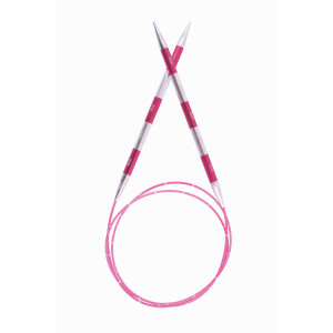 KnitPro SmartStix Rundstricknadeln Aluminium 100cm Rosa 2,25mm von KnitPro