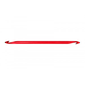 KnitPro Trendz Doppelhäkelnadel Acryl 30cm 12.00mm Rot für tunesische von KnitPro