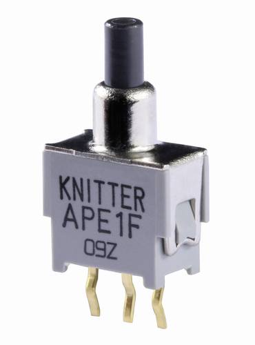 Knitter-Switch APE 1F APE 1F Drucktaster 48V DC/AC 0.05A 1 x Ein/(Ein) tastend (L x B) 9.5mm x 5mm 1 von Knitter-Switch