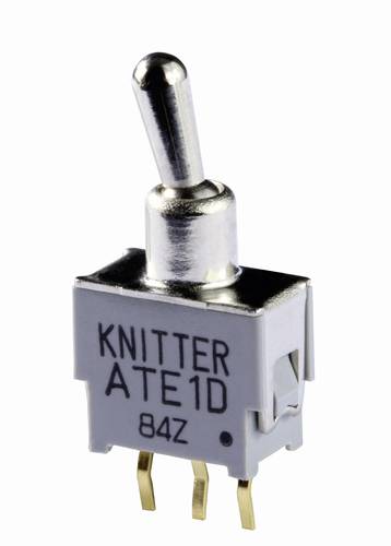 Knitter-Switch ATE 1D ATE 1D Kippschalter 48V DC/AC 0.05A 1 x Ein/Ein rastend 1St. von Knitter-Switch